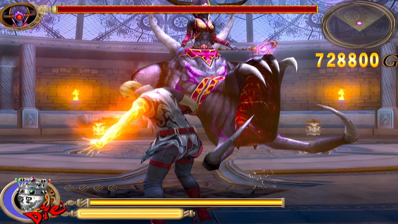 God Hand Azel Simple Stage 6 Hard Gameplay - YouTube