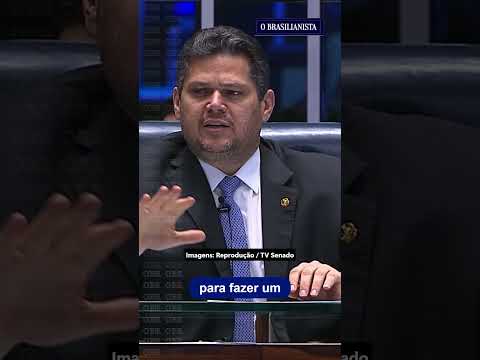 Davi Alcolumbre, relatou sofrer ameaças por não pautar o impeachment de Alexandre de Moraes