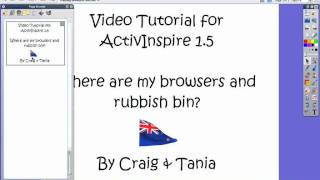 Missing Browsers or Bin in ActivInspire screenshot 4