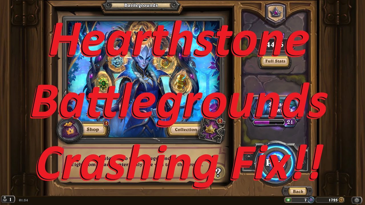 Hearthstone Battlegrounds - Crash Fix - Simple - NVidia