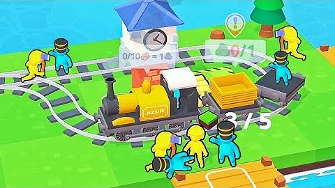 Rail Lands 🔥🪵🚂 #1 _ News Gameplay 2022_Walkthrough, iOS Android Game~Nabila Games