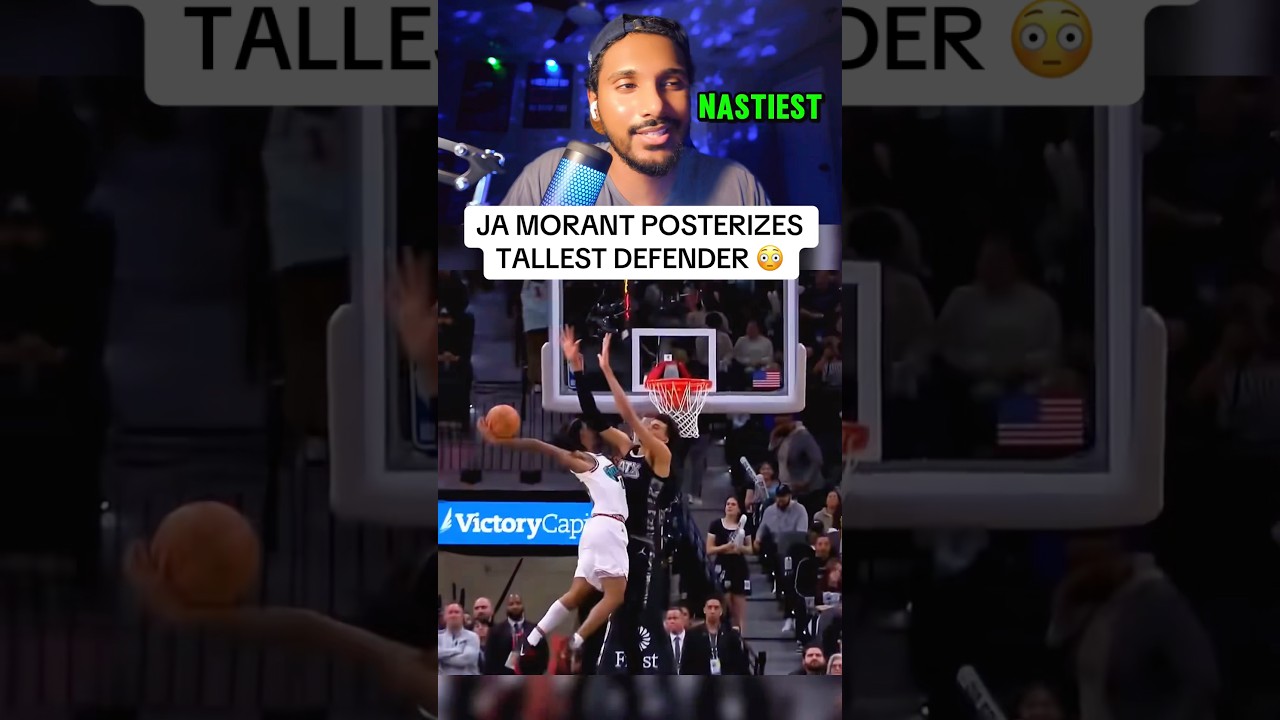 Ja Morant Posterizes Tallest Defender 😳