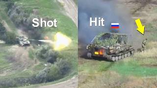 A Real Tank Duel Between Russian And Ukrainian Tanks