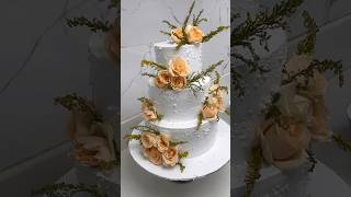 Beautiful three tear Cake decorating ideas #viral #ttipalestorycake #trending #birthdaycake #video