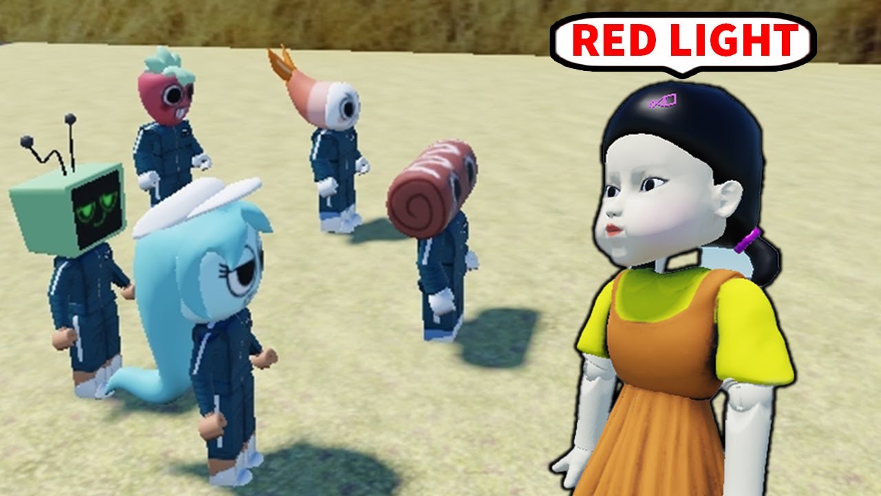 Toons play squid game