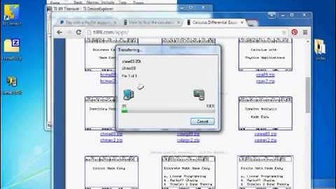 Install an APP on a TI Calculator in 1 minute