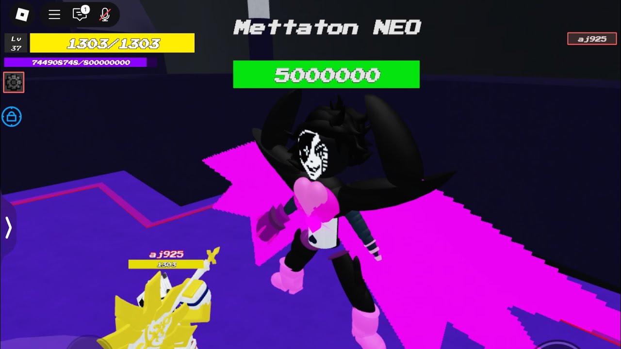 METATTON NEO SOLO!!! | Roblox Undertale Dungeons