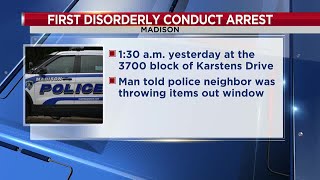 MPD reports 2 separate disorderly conduct arrests early Sunday morning