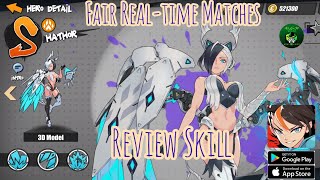 Captor Clash Fair Real-time Matches Player Vs Player(PVP) Hathor S-Rank Review Gameplay Android/iOS screenshot 2