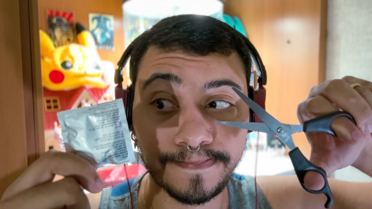 ASMR COM SONS ALEATÓRIOS PARA QUEM NÃO TEM FONE 🎧