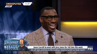 UNDISPUTED - Shannon reacts to Jason Garrett to meet with Jerry for 3rd to discussions on his future