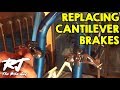 Replacing Shimano Altus Cantilever Brakes (Cracked Plastic Collars)