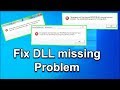 How to fix dll missing problem