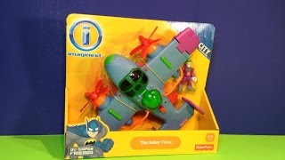 Imaginext The Joker Plane Toy Unboxing Gotham City Collection - Dc Super Friends