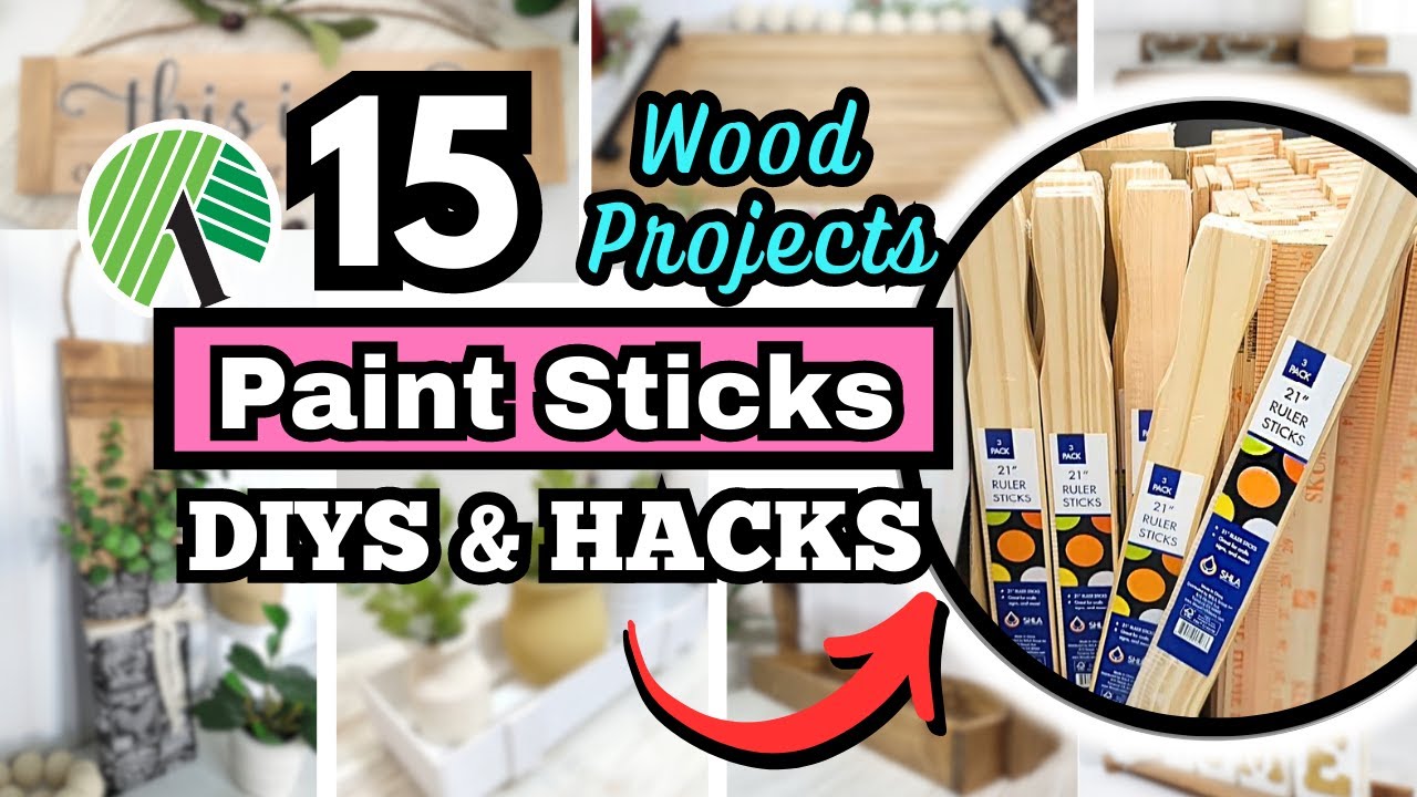 DIY Wall Pocket from Paint Stir Sticks - Prodigal Pieces