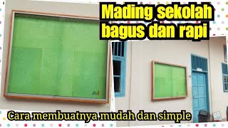 cara membuat mading sekolah
