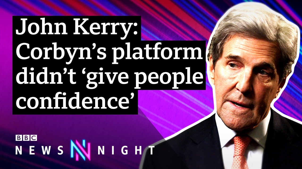 Impeachment, climate change & the UK election with John Kerry  - BBC Newsnight