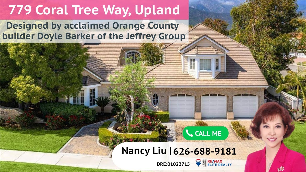 New Listing in Upland by Local Realtor Nancy Liu | 779 Coral Tree Way
