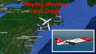 Learjet Ambulance CRASHES AFTER TAKEOFF at Philadelphia | Fatal Impact!