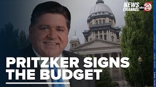 Governor JB Pritzker Talks About Signing the 2024 Illinois Budget