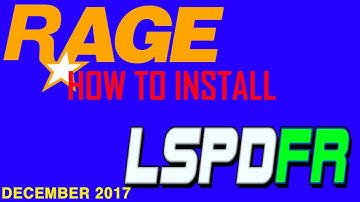 HOW TO INSTALL LSPDFR & RAGE PLUGIN HOOK INTO GTA V EASILY (Version 3.1)