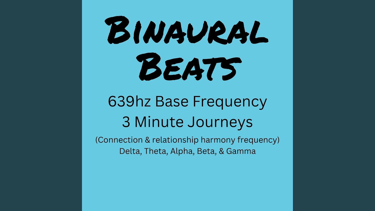 639hz Base Frequency Delta Wave 3m Journey (1hz to 3hz to 1hz) For Restorative Sleep,...