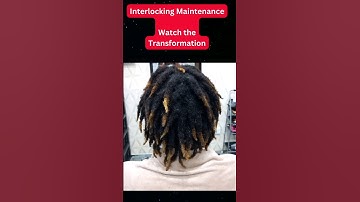 Natural Dreadlocks | Interlocking Maintenance | Full Video on our Channel
