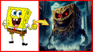 SpongeBob SquarePants as Scary Monster😱(part 2) - All Characters