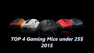 Top 4 Gaming Mice Under 25 For 2015 Technerd