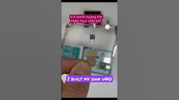 I Built My Own Arduino using the Make Your UNO Kit #arduino #electronics #electrician #engineer #kit