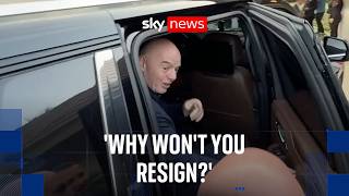 'Why won't you resign?': Infantino dodges questions from Sky News