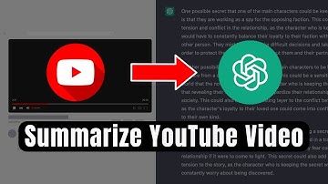 How to Summarize a YouTube Video Using ChatGPT (2024)