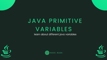 Java Fundamentals - Primitive Variables