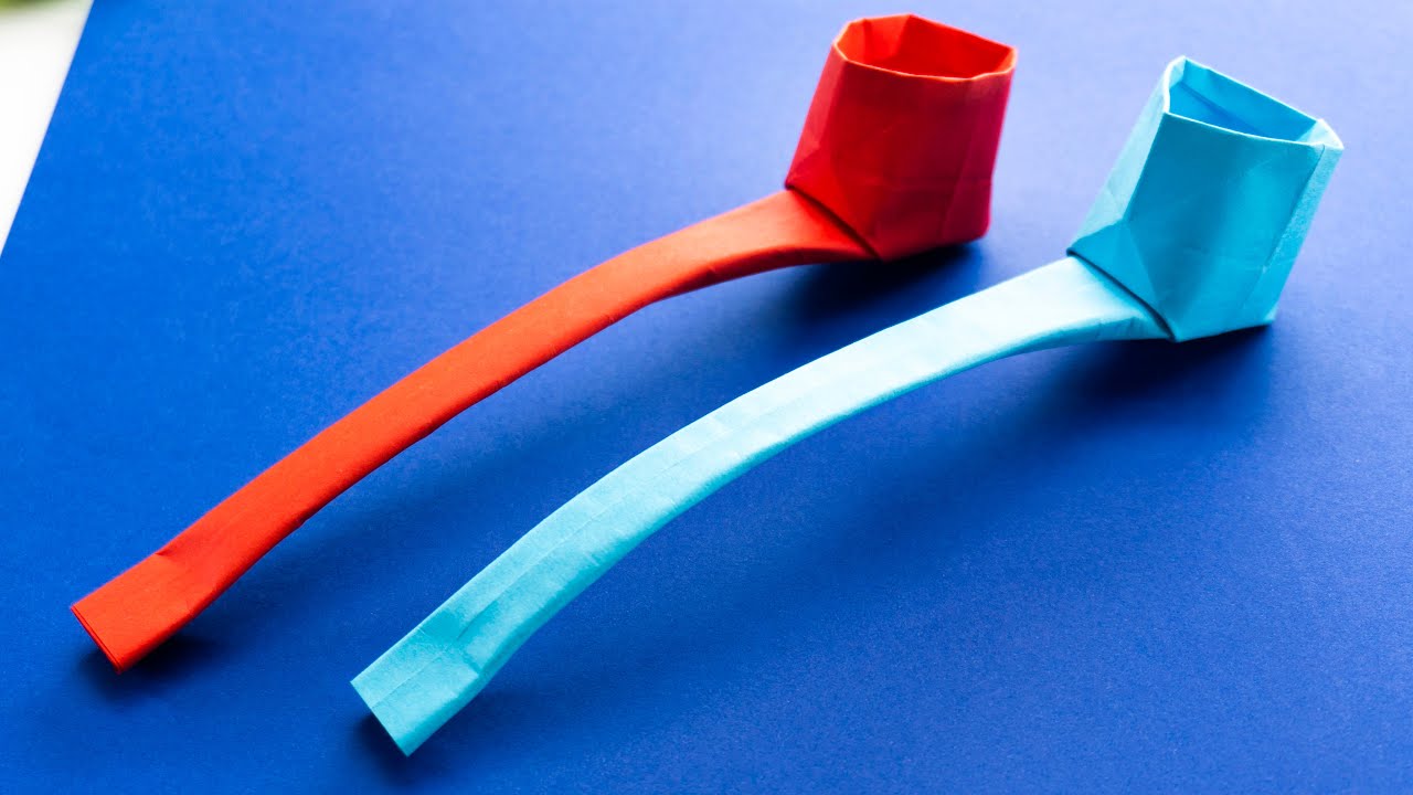 Cómo hacer una pipa de origami - pipa para fumar