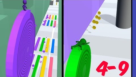 Layers Roll - level 4 - level 9 | layers roll gameplay