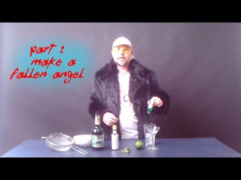 Ho to make a fallen angel cocktail & DIY angel wings costume