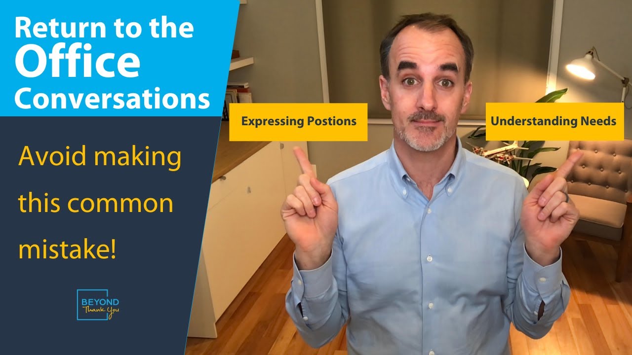 Return to The Office Conversations (Avoid Making this Common Mistake!)