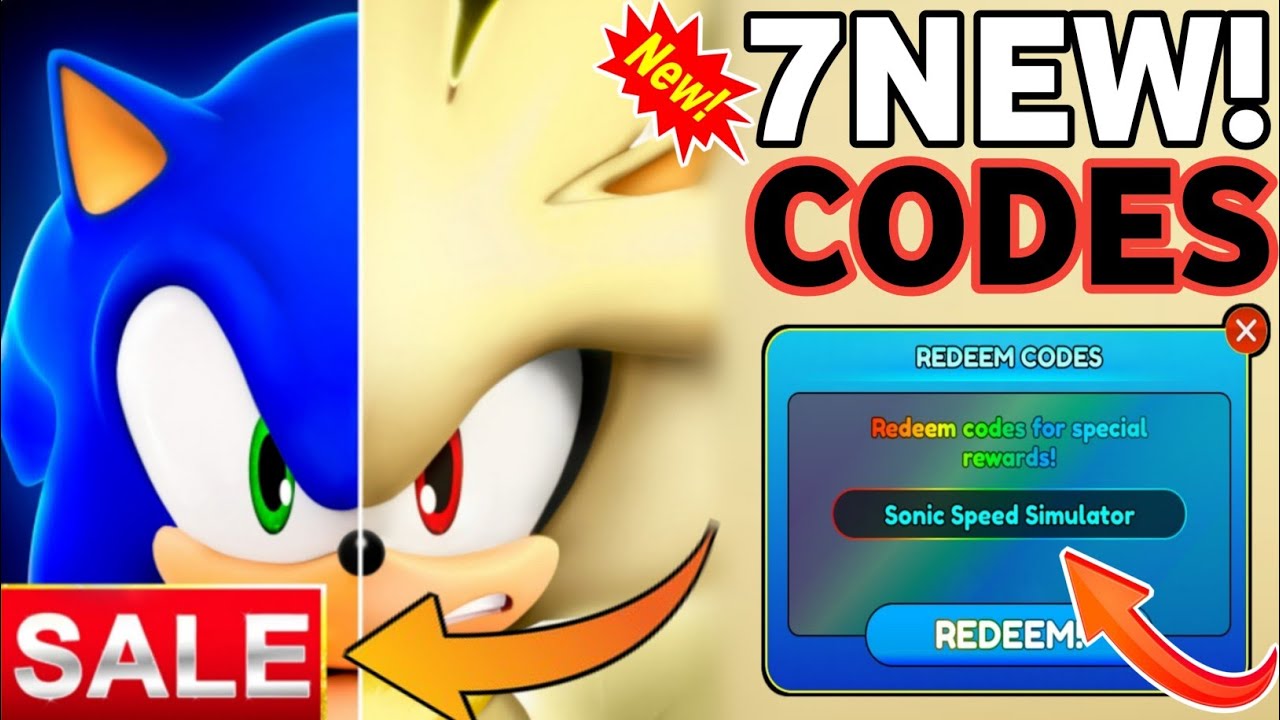 NEW SONIC SPEED SIMULATOR CODES IN JANUARY 2026 ROBLOX SONIC 