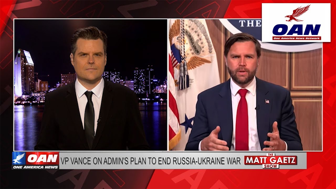 VICE PRESIDENT JD VANCE ON CARTELS, BORDER SECURITY, AND PEACE TALKS | THE MATT GAETZ SHOW EXCLUSIVE