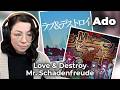 Ado - Love & Destroy / Mr. Schadenfreude (Vocaloid Cover) | Reaction & Analysis