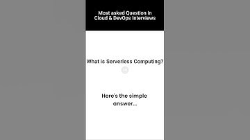 What is Serverless Computing Explained | DevOp