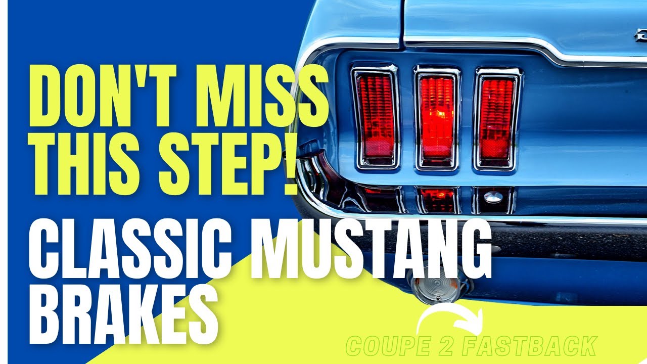 The first most important step to great brakes on your mustang. YouTube