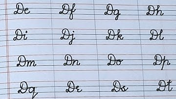 Cursive letter 