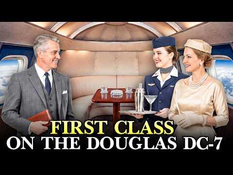 A Day in the Douglas DC-7's First Class