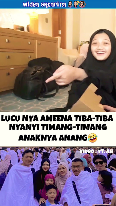 lucunya ameena nyanyi timang-timang....   #ameena #ananghermansyah #shorts #ytshorts