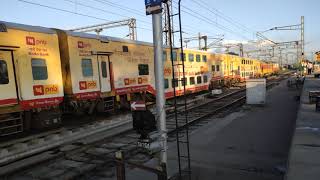 Wap 5 With Delhi Lucknow Double Decker In Pnb Livery Leaving Moradabad Junction After A Long Halt