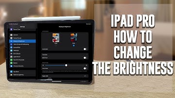 Apple iPad Pro - How to change the brightness