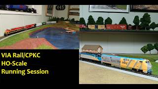 VIA Rail Canada/CPKC HO-Scale Running Session