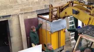 Biomass boiler installation