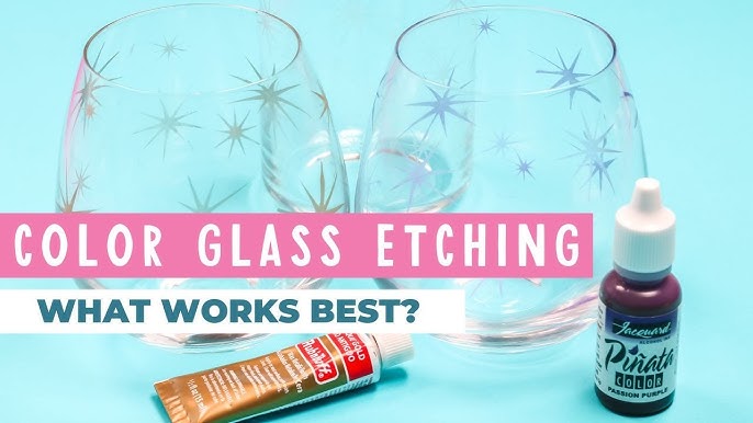 How to Etch Glass with Armour Etch and Cricut - Sarah Maker
